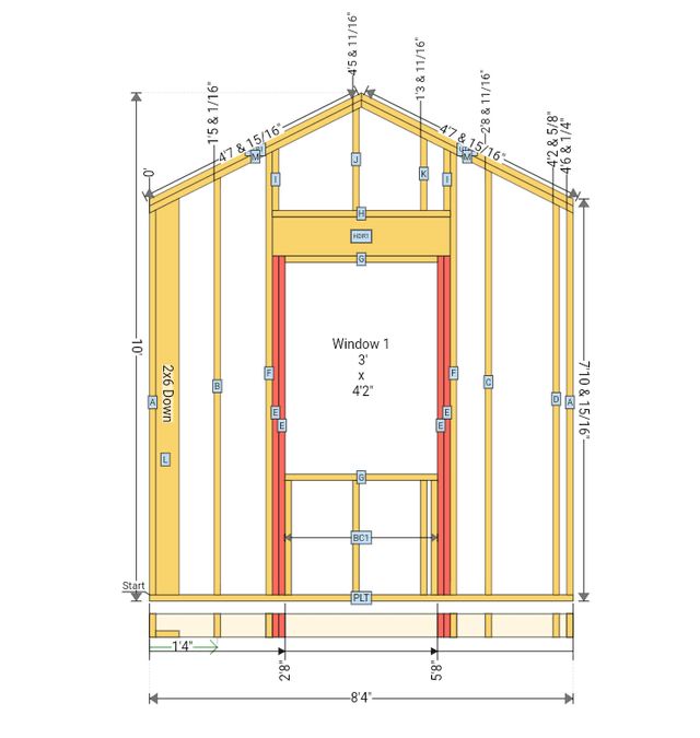 How to Build a Rake Wall Blueprint Using the RedX Walls App